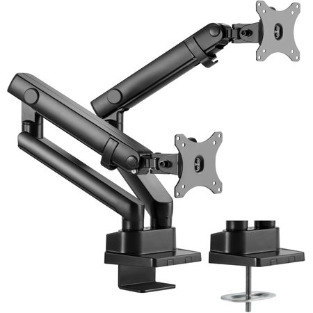 AMER NETWORKS Hydra Black Edition Dual Arm Counterbalanced Articulating Monitor HYDRA2B